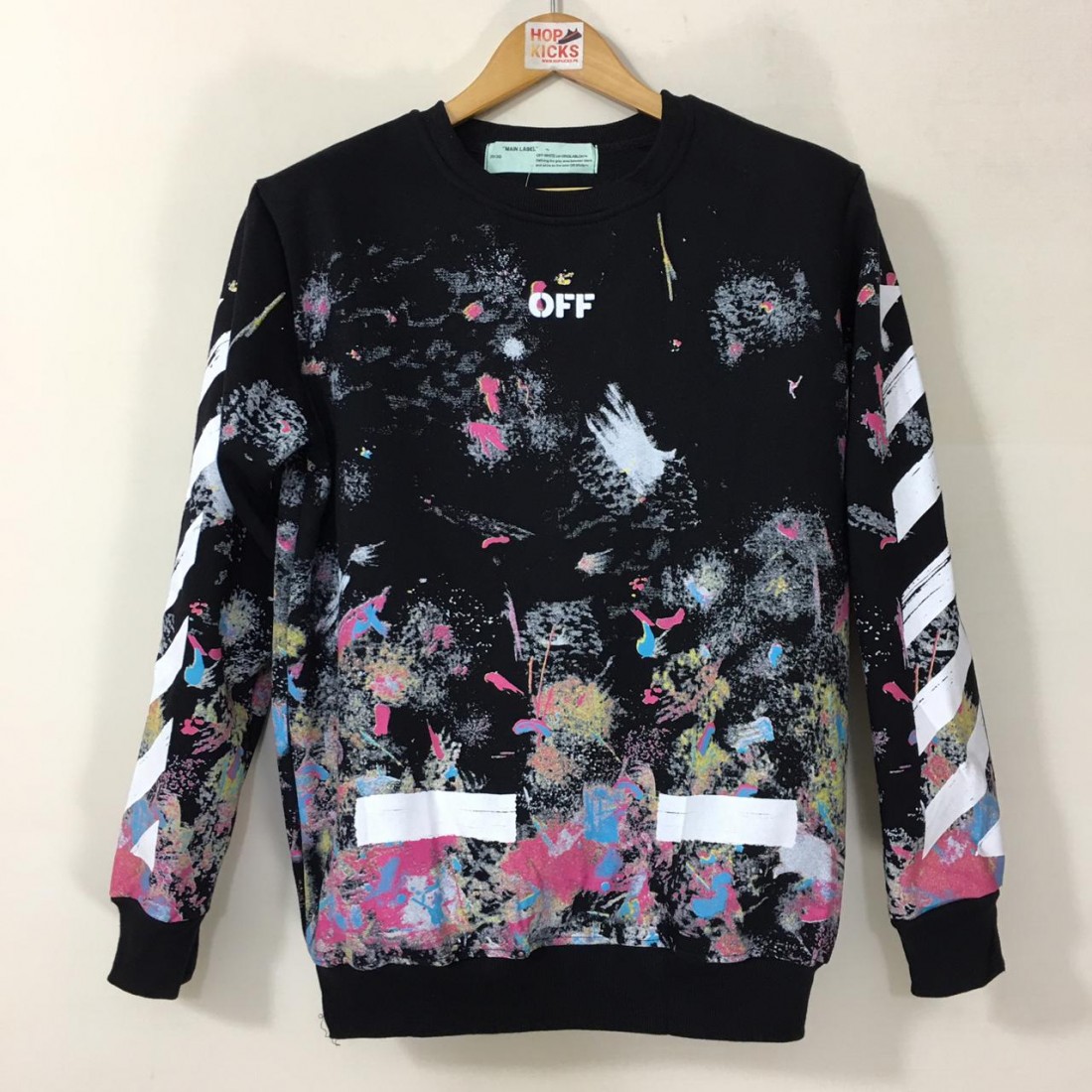 Off white fireworks sweater hotsell